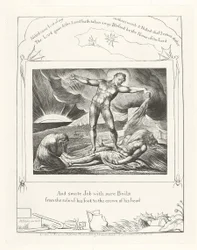 And smote Job with sore Boils from the sole of his foot to the crown of his head, 1825